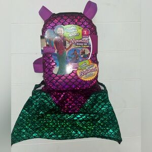 Narly Noggins Girls Mermaid Dress Up Swim Trainer Float M/L 33-55 lbs